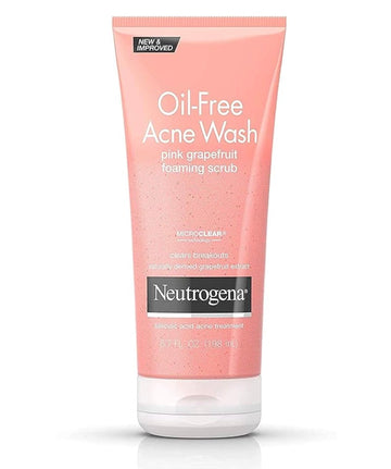 Neutrogena Oil-Free Acne Wash Foaming Scrub - Pink Grapefruit