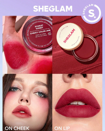 SHEGLAM Cheeky Color Jam - Scarlet Sunset