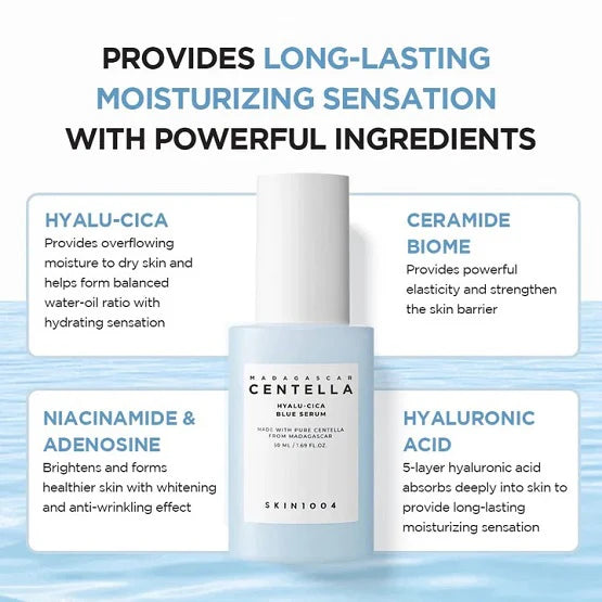 Madagascar Centella Hyalu-Cica Blue Serum(50ml)