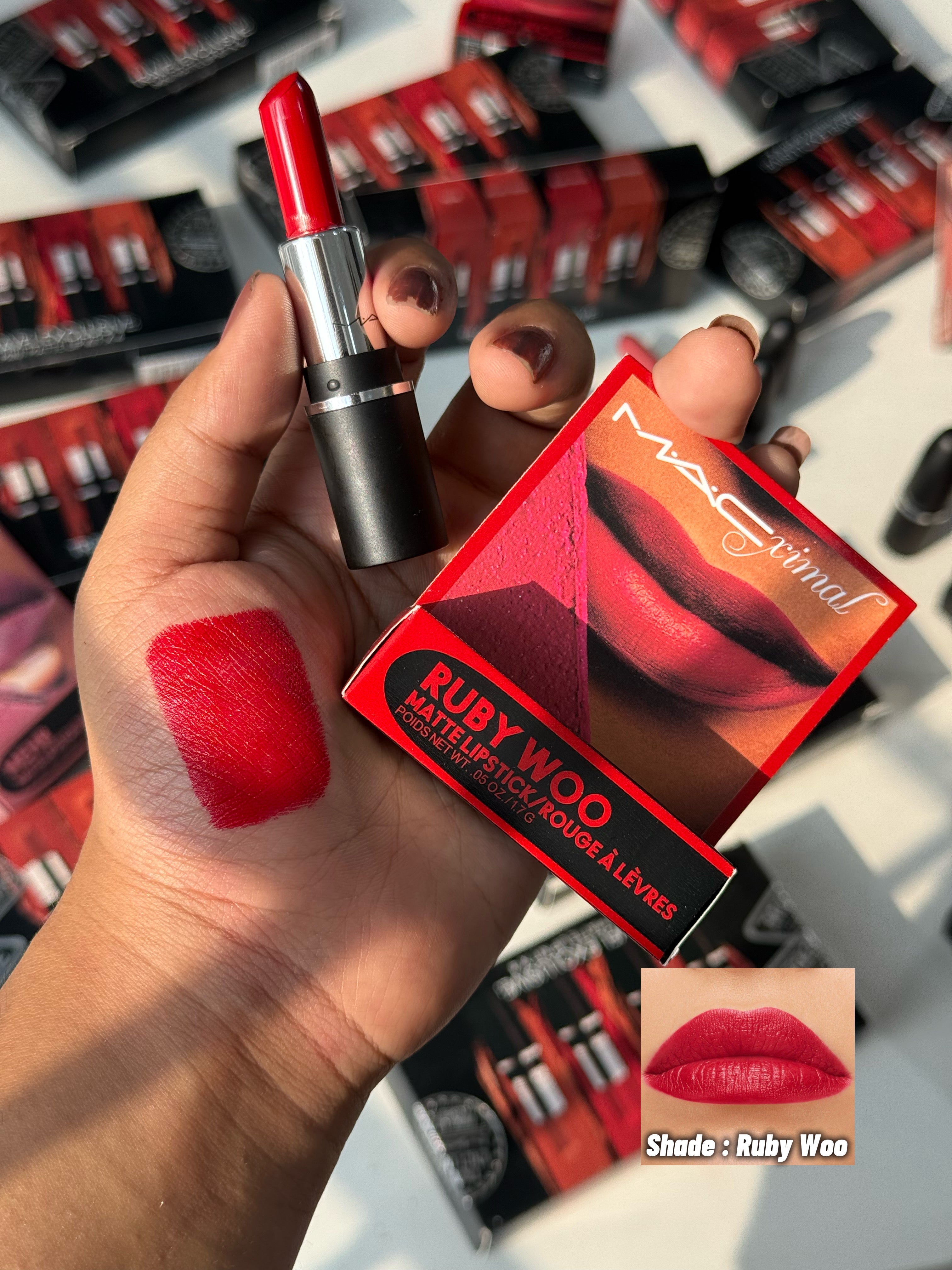 MAC travel exclusive mini matte lipsticks x4