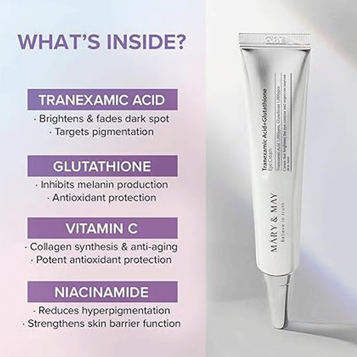 Mary & May tranexamic acid and glutathione eye cream