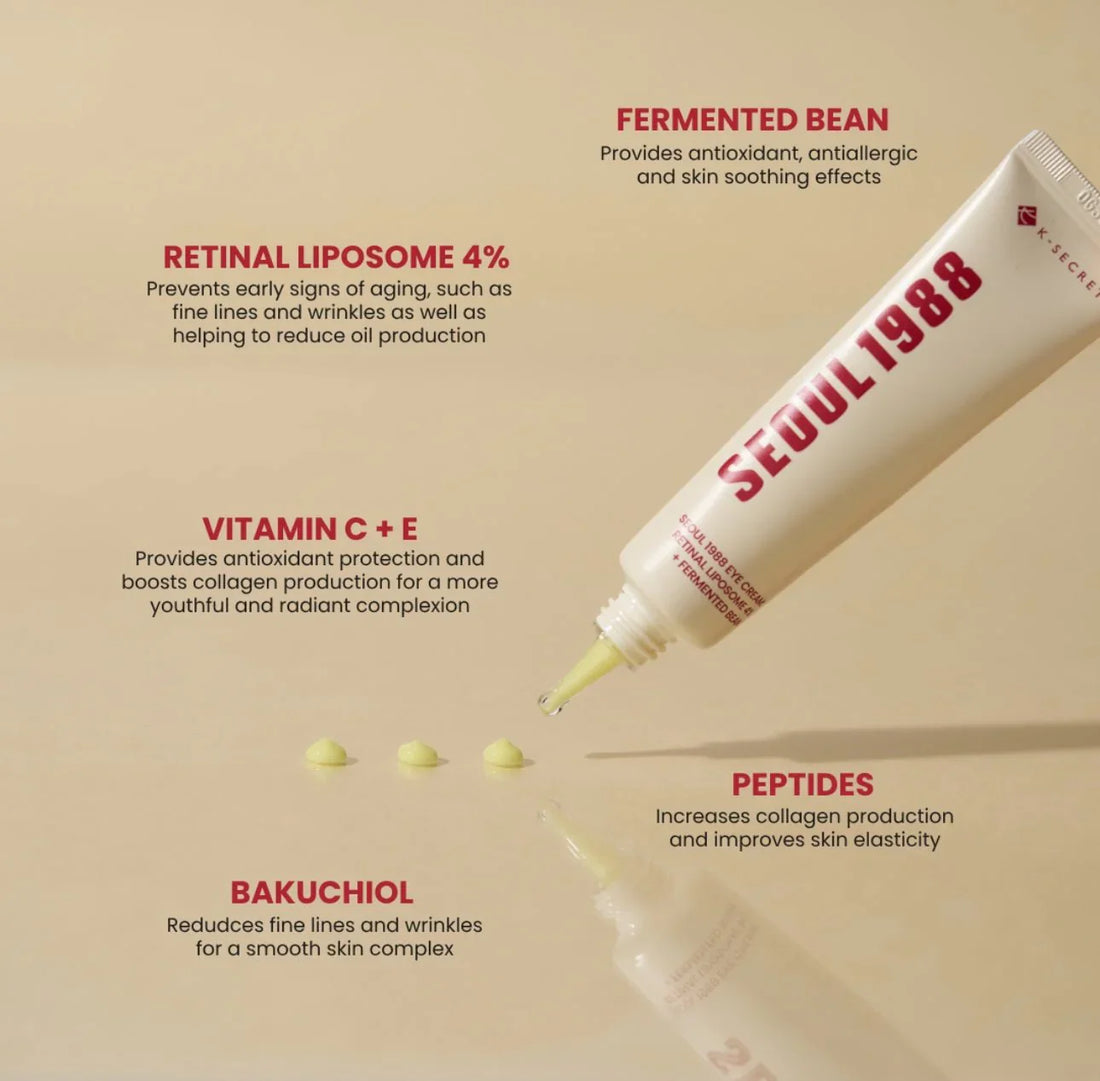 K-Secret Seoul 1988 Eye Cream Retinal Liposome 4% + Fermented Bean