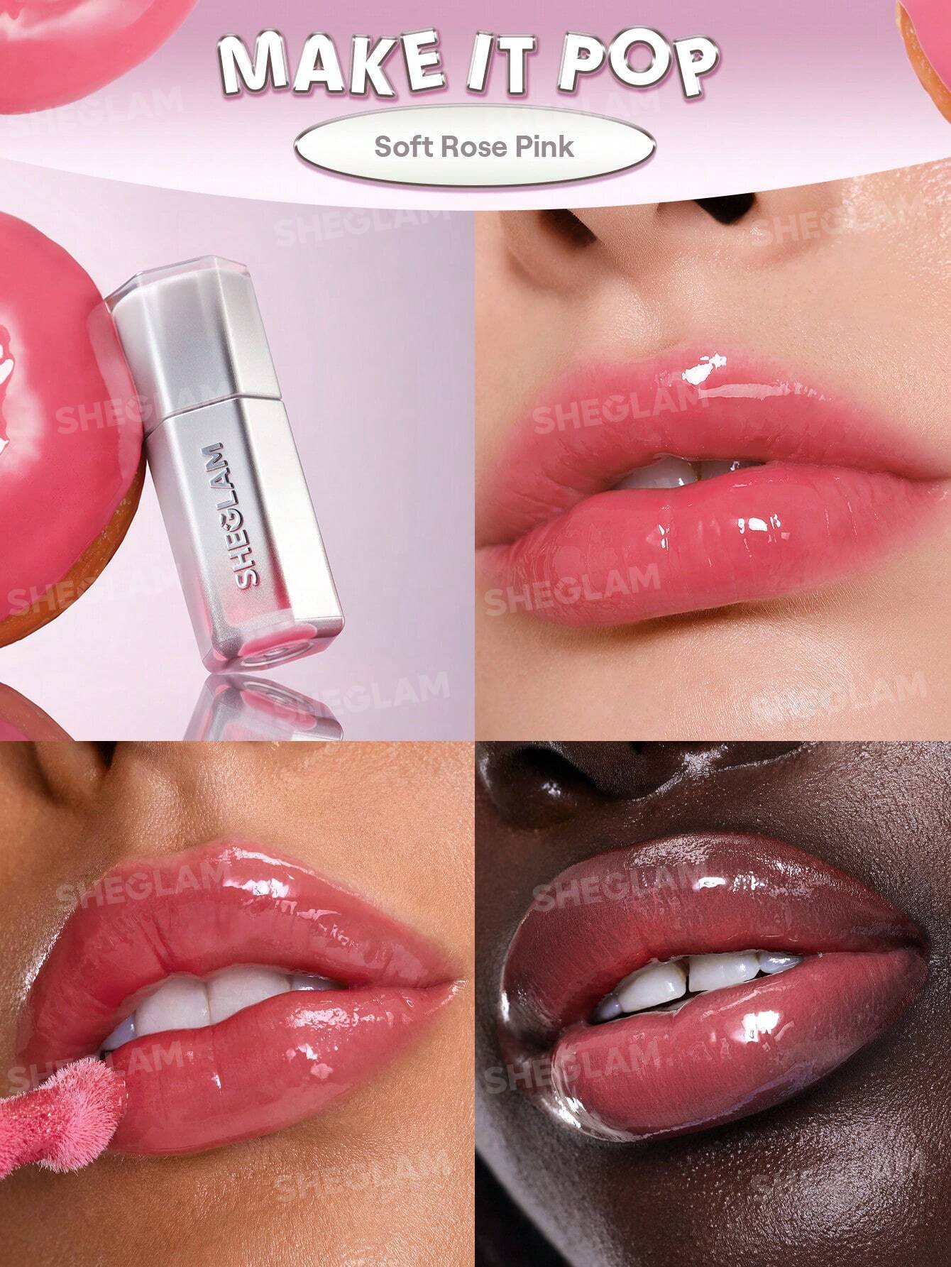 SHEGLAM Glass Lock Air Gloss-Make Lt Po -