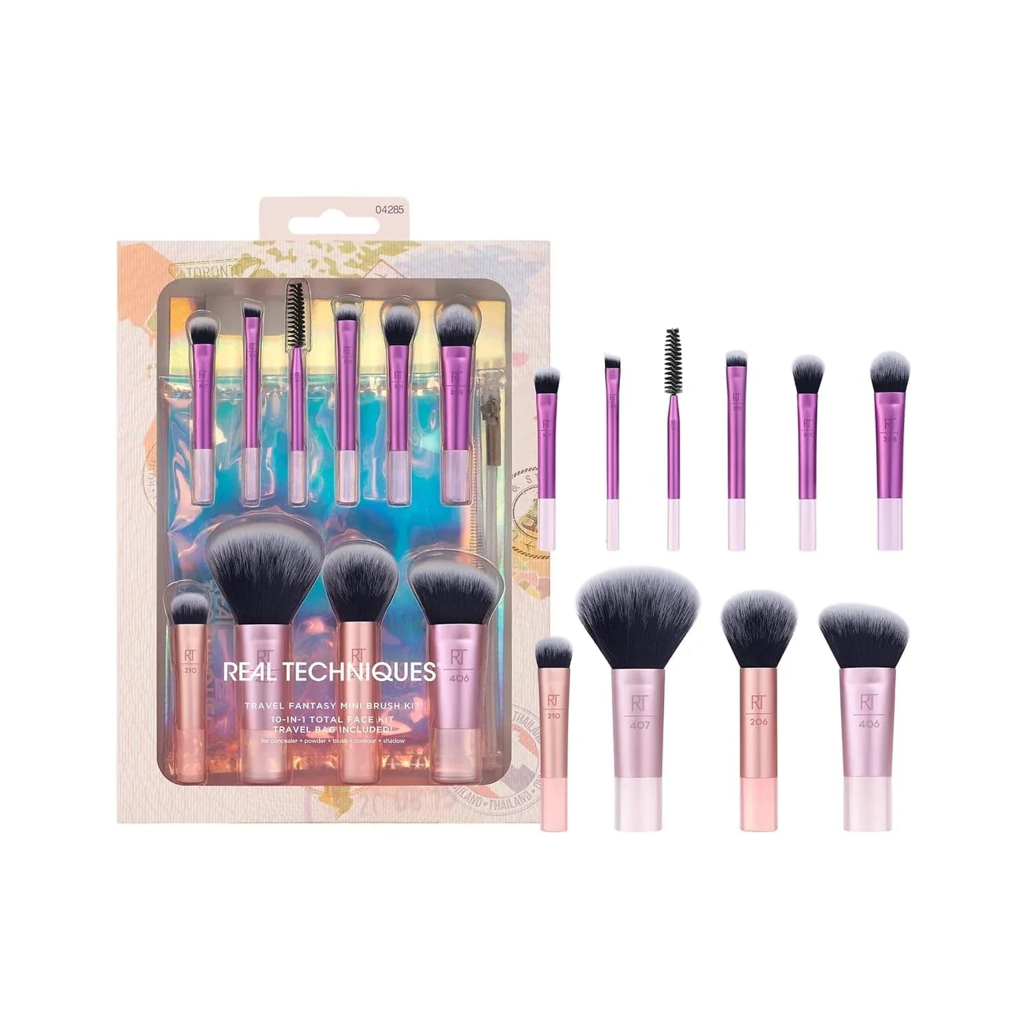 Real Techniques Brush Set Travel Fantasy