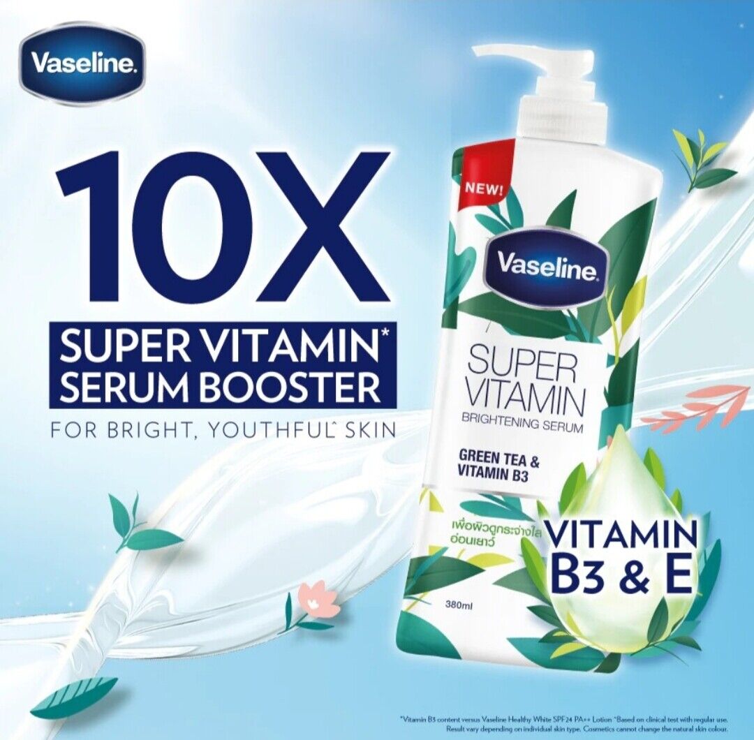 Vaseline Super Vitamin Green Tea & vitamin B3 360ml