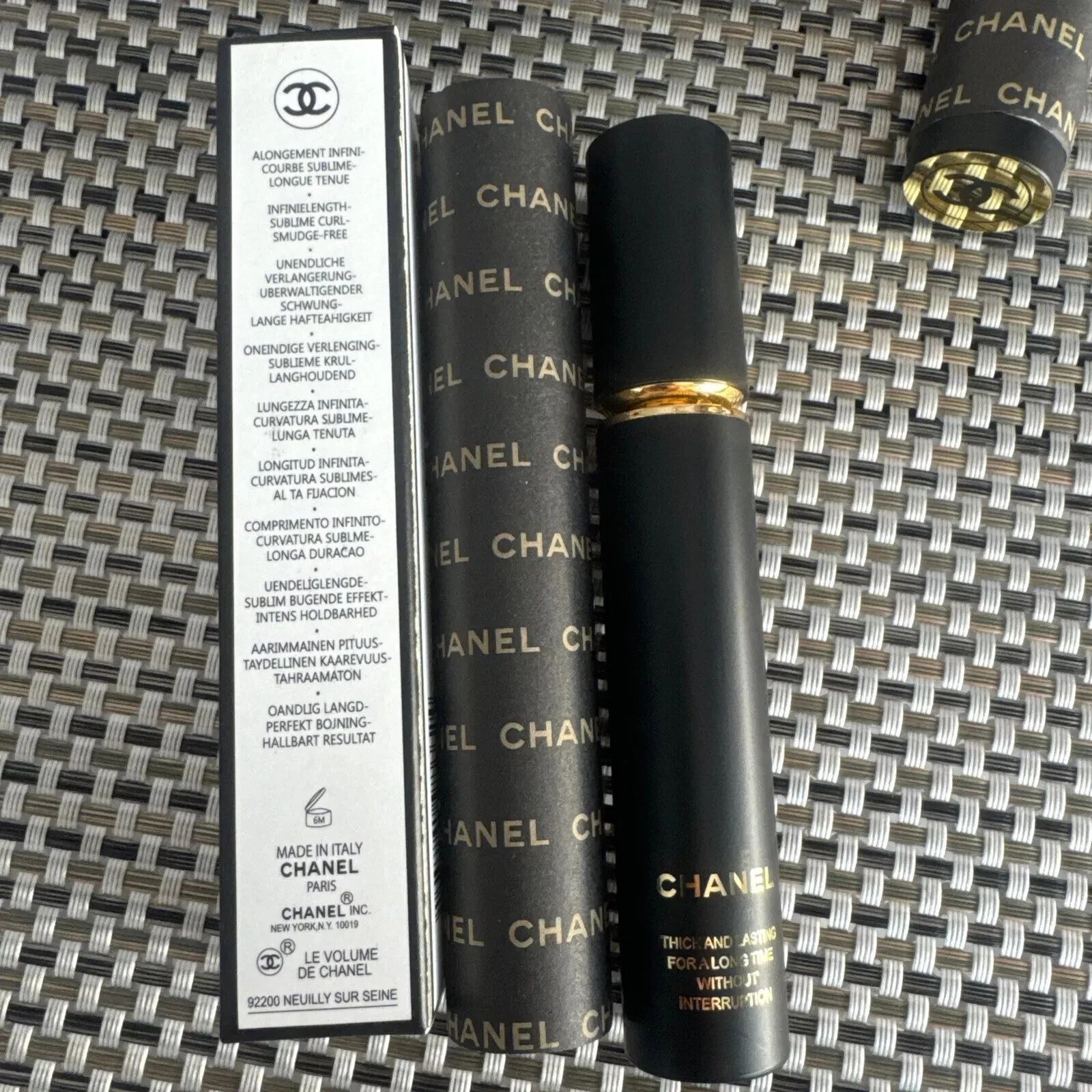 CHANEL No 5 MSCARA Thick Lasting Volume Length Curl Sepration BLACK 10 NOIR 12ml