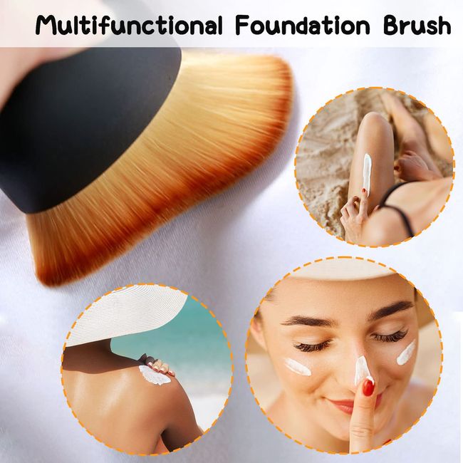 Tanning and Makeup Brush For Liquid Foundation Cream or Cosmetics